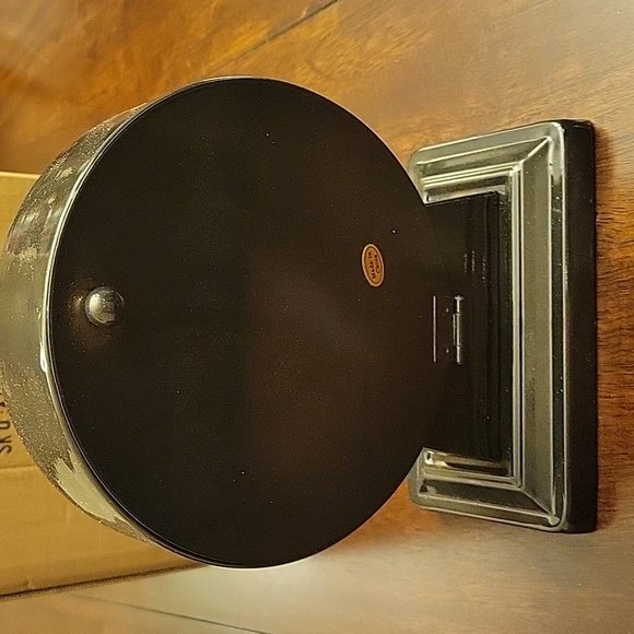 Vintage Style Black Table Clock New In Box - Picture 11 of 16